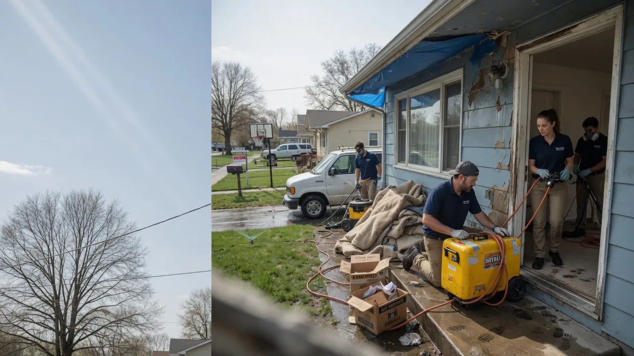 Basement Flood Cleanup in Neville, OH near me